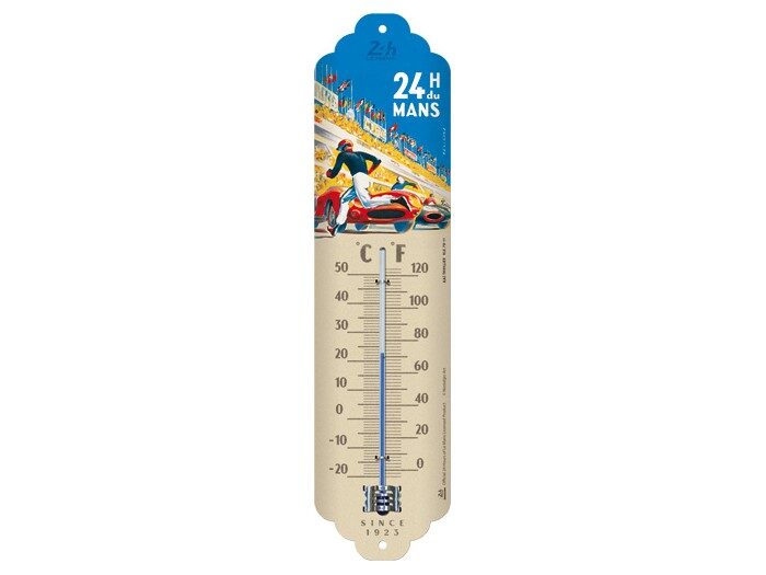 24 H  Le Mans - Termometer i plåt