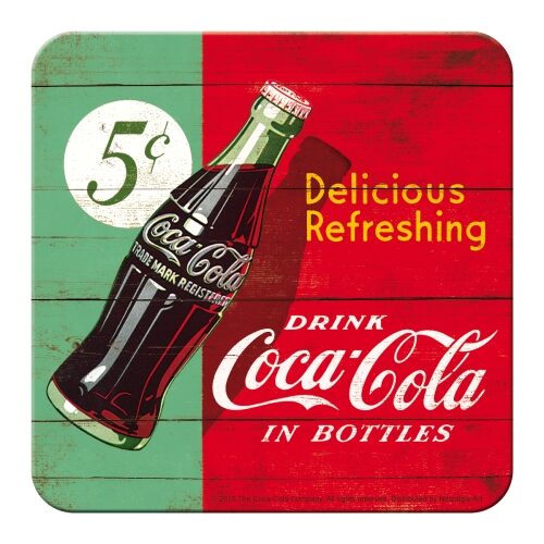 5 Pack   Coca Cola Coasters Glasunderlägg Refreshing