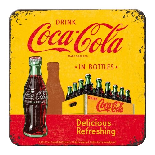 5 Pack  Coca Cola In Bottles Coasters Glasunderlägg 5 Pack