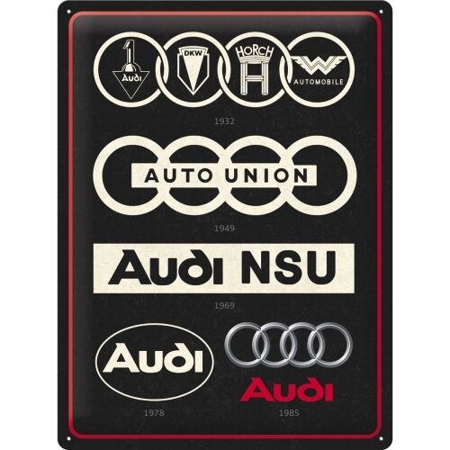 Audi Auto Union NSU - Plåtskylt 30 x 40