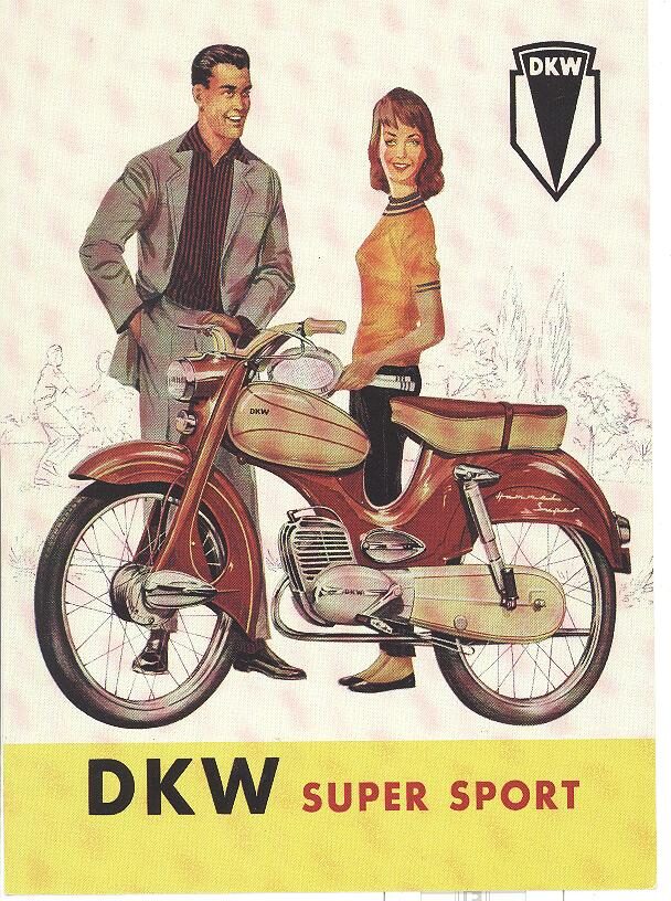 DKW Super Sport - Plansch Poster 30 x 40 cm.