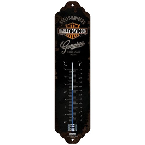 Harley Davidson HD Genuine - Termometer i Plåt