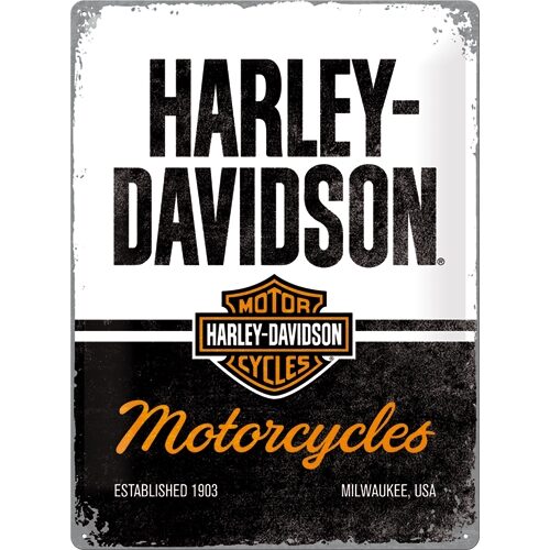 Harley Davidson HD Motorcycles - Plåtskylt 30 x 40