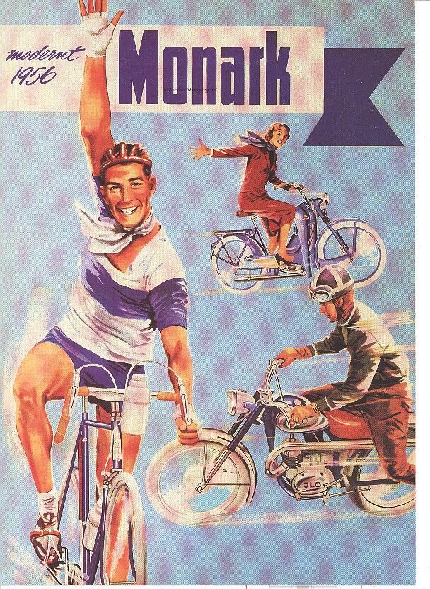 Monark Modernt 1956 - Plansch Poster 30x40 cm