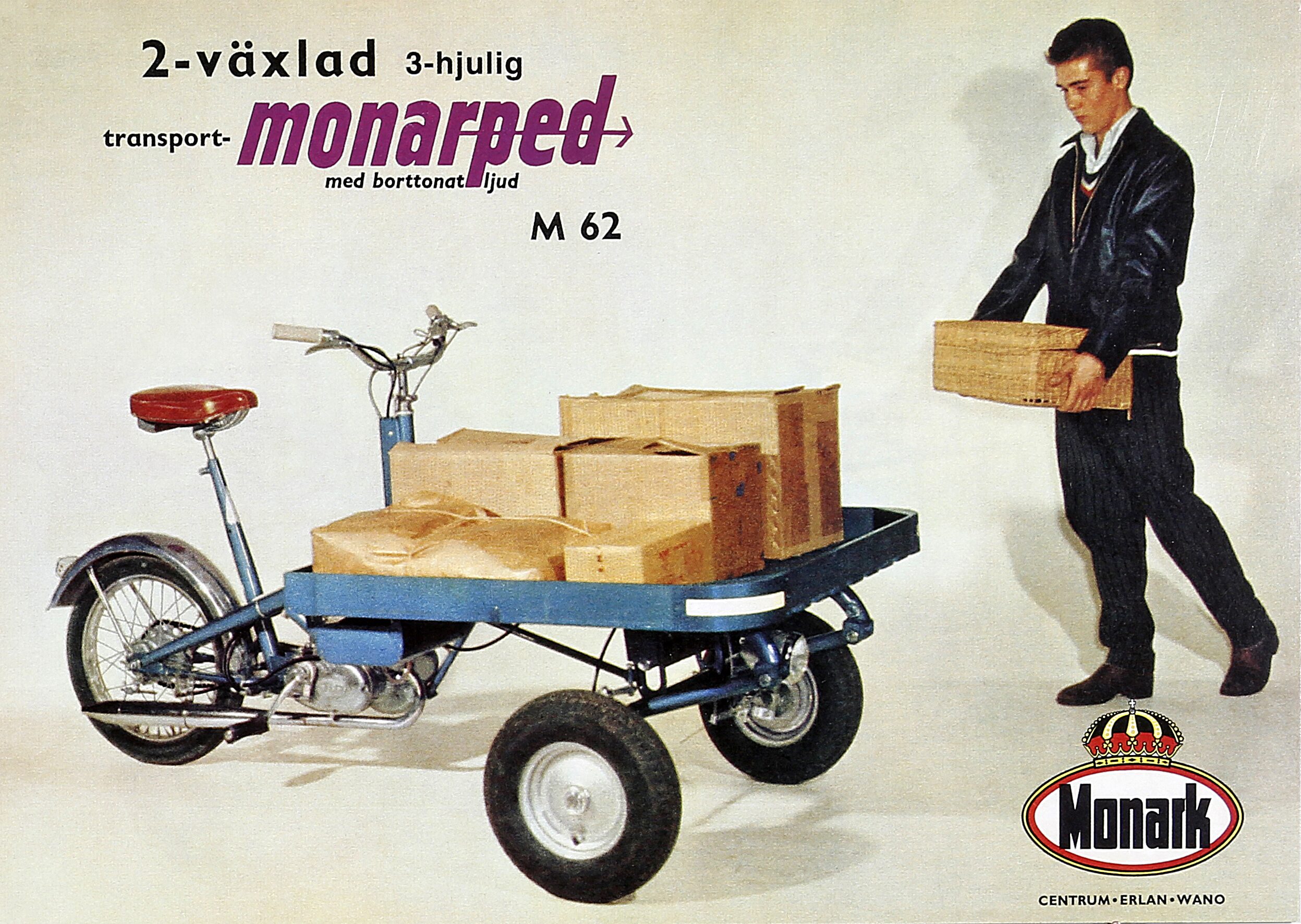 Monark Transport monarped - Plansch Poster 30 x 40 cm.